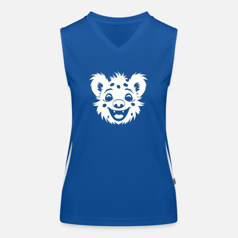 Hyäne Funktionelles Kontrast-Tank Top für Frauen