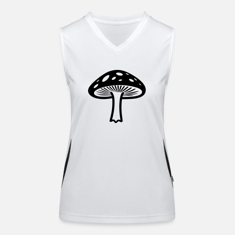 champignon Débardeur respirant contrasté Femme