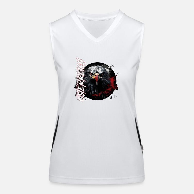 Austria Design with Eagle for Austrians Women's Functional Contrast Tank Top