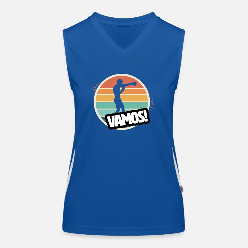 Vamos boxe rétro Débardeur respirant contrasté Femme