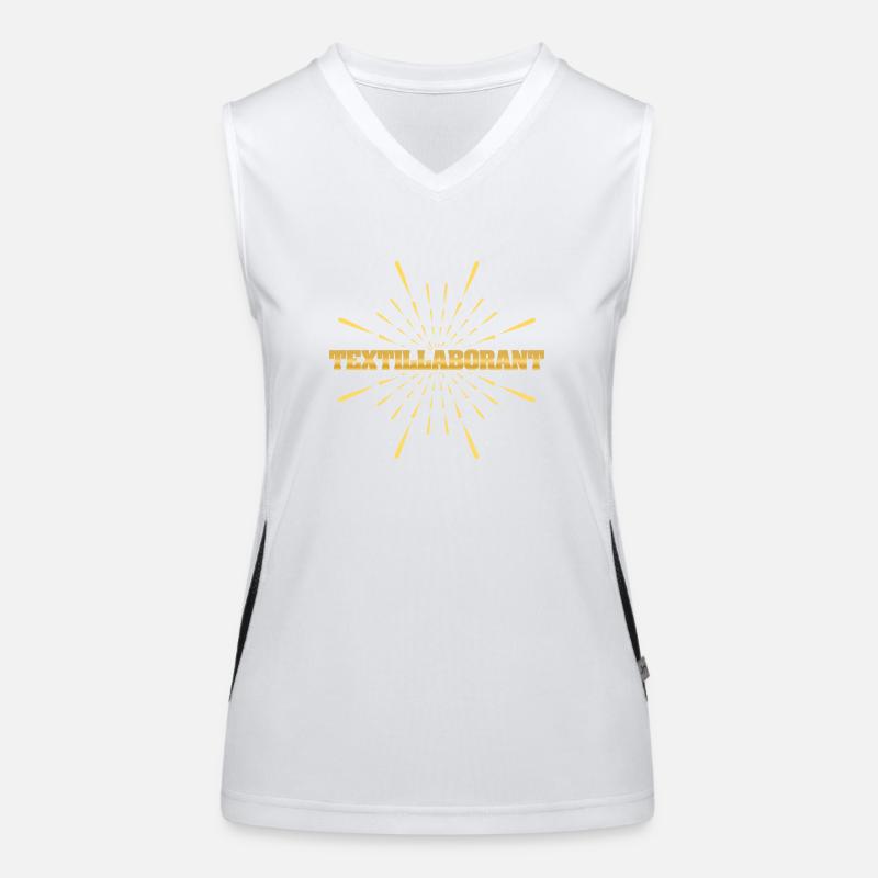 Textile laboratory assistant as a job Women's Functional Contrast Tank Top