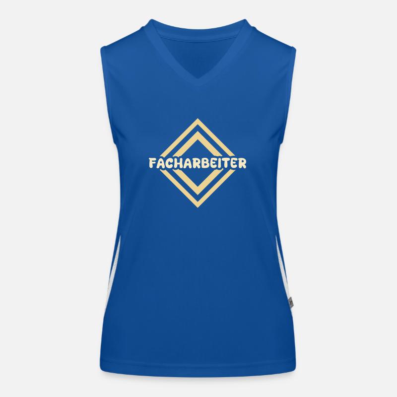 Gift for skilled workers Women's Functional Contrast Tank Top