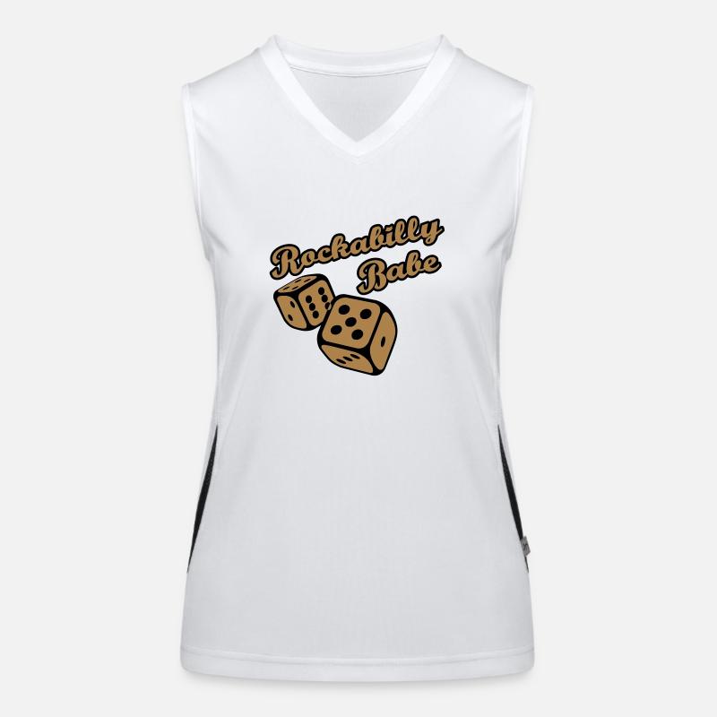 Rockabilly Bébé Débardeur respirant contrasté Femme