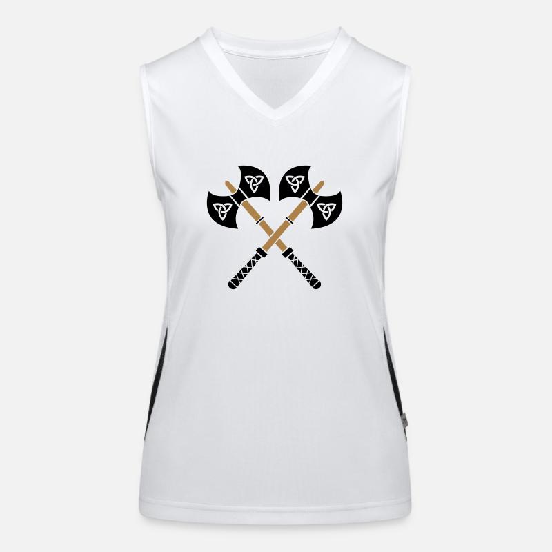 wikinger_aexte_02 Débardeur respirant contrasté Femme