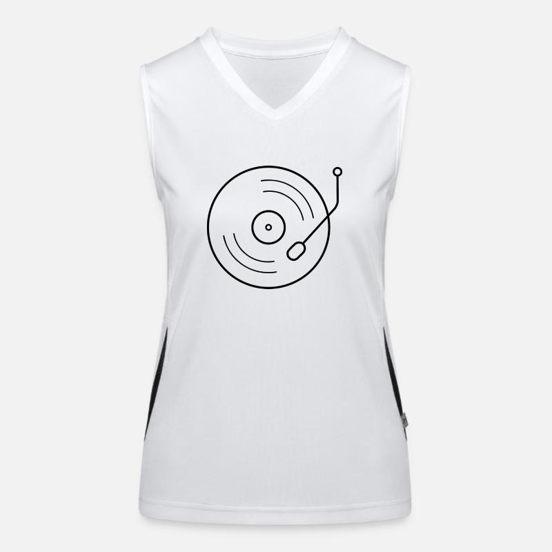 Turntable Vinyl Women's Functional Contrast Tank Top