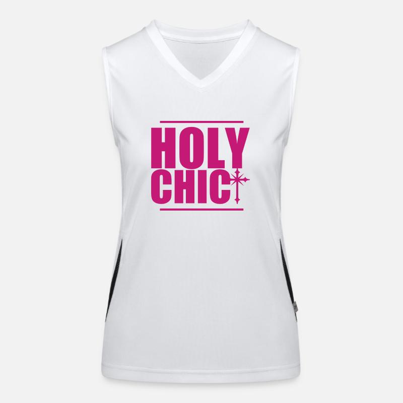 Heiliges Mädchen Funktionelles Kontrast-Tank Top für Frauen