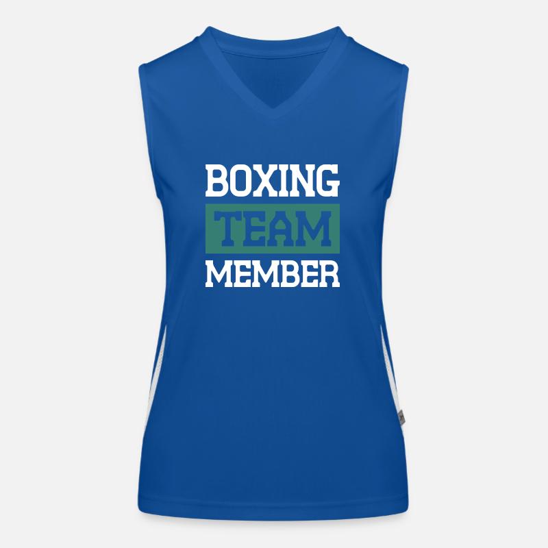 Boxing Team Funktionelles Kontrast-Tank Top für Frauen