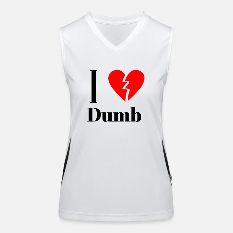 Drôle de déclaration ironique - Drôle Débardeur respirant contrasté Femme