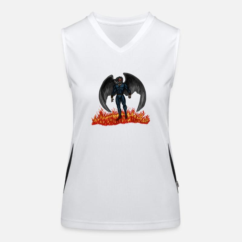 Superheld Funktionelles Kontrast-Tank Top für Frauen