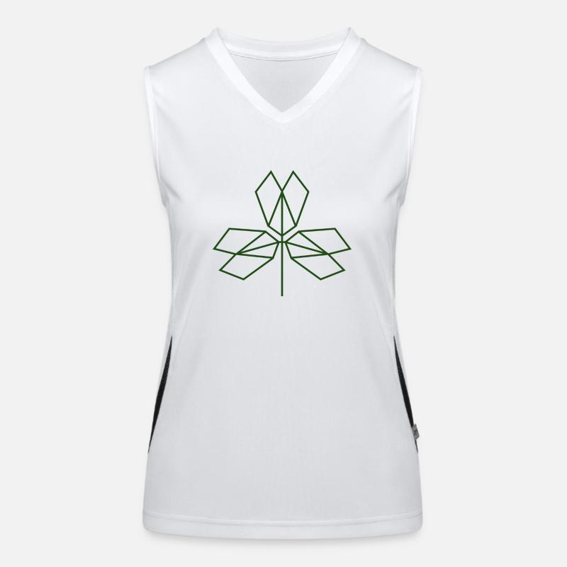 Cloverleaf Débardeur respirant contrasté Femme