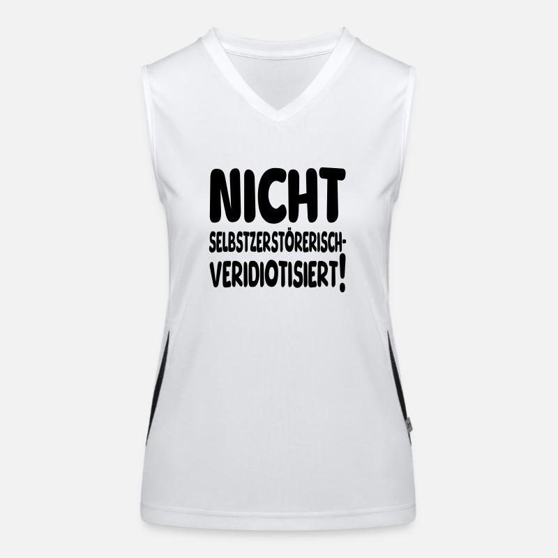 nicht selbstzerstörerisch Funktionelles Kontrast-Tank Top für Frauen