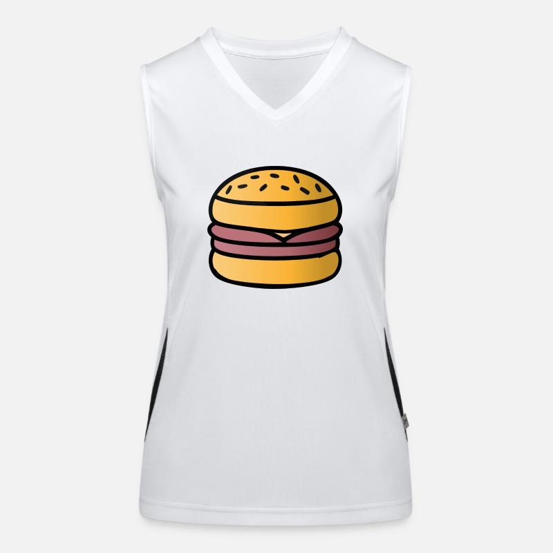 BURGER Débardeur respirant contrasté Femme