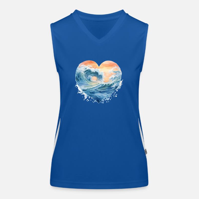 Wave Women's Functional Contrast Tank Top