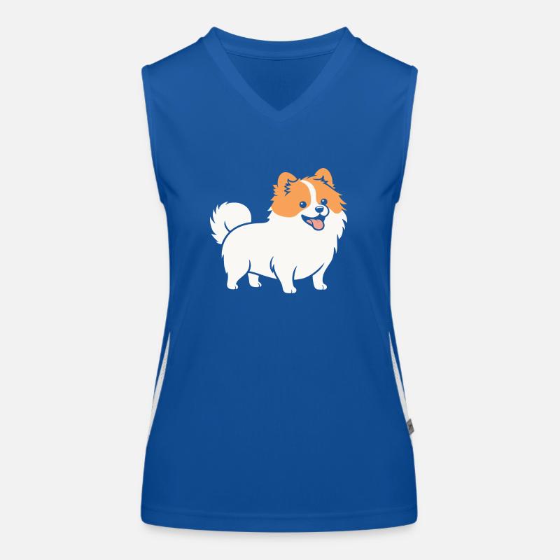 Spitz Débardeur respirant contrasté Femme