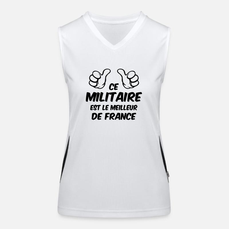 BESTES MILITÄR Funktionelles Kontrast-Tank Top für Frauen