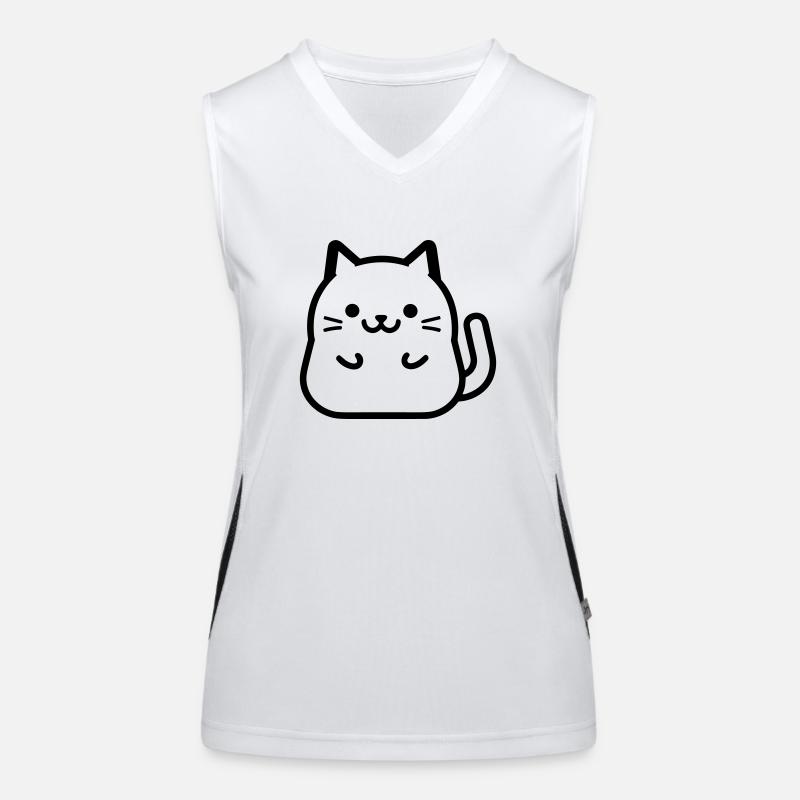 chat Débardeur respirant contrasté Femme
