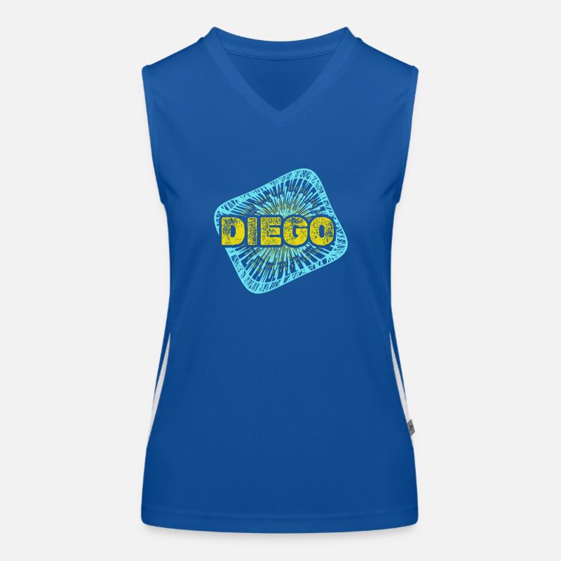 Diego als Freizeit Funktionelles Kontrast-Tank Top für Frauen