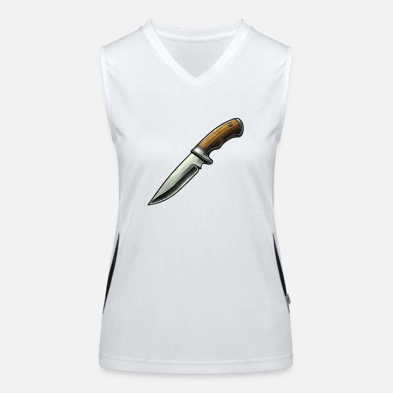 messer Funktionelles Kontrast-Tank Top für Frauen