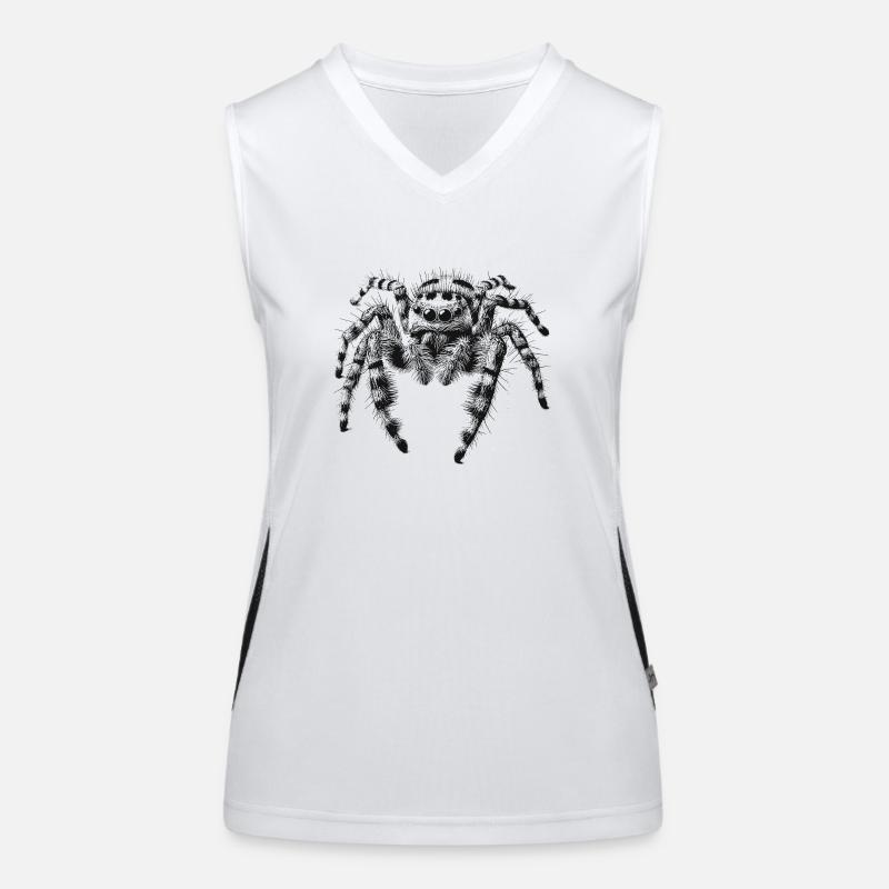 Jumping spider Women's Functional Contrast Tank Top