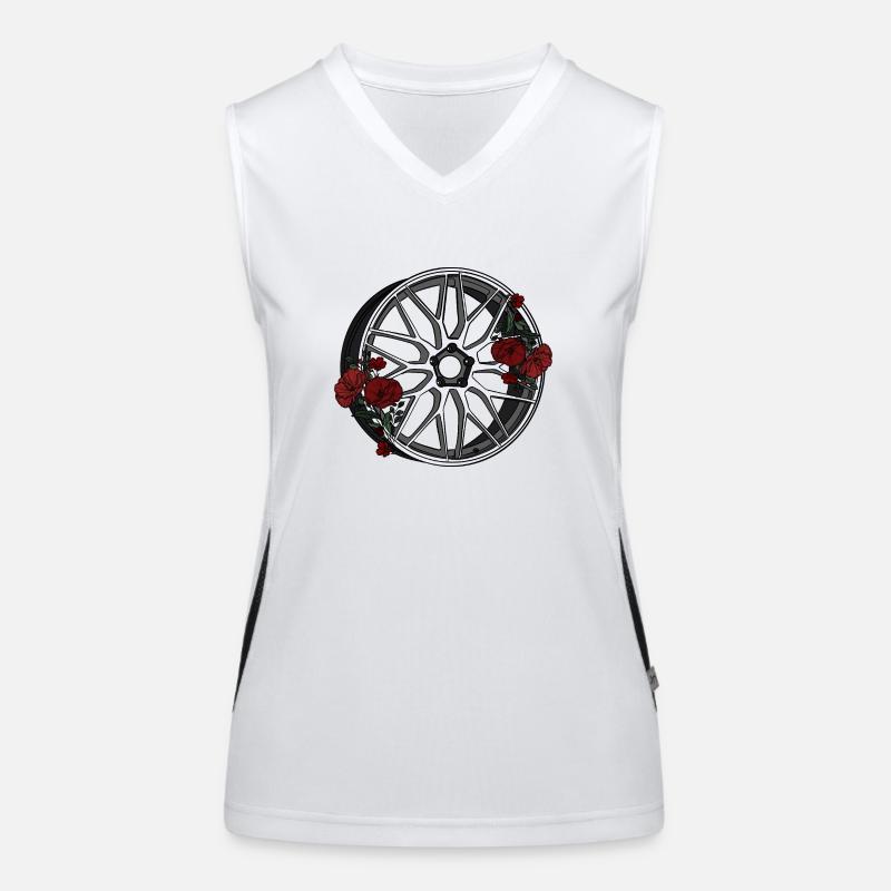 Bord Débardeur respirant contrasté Femme