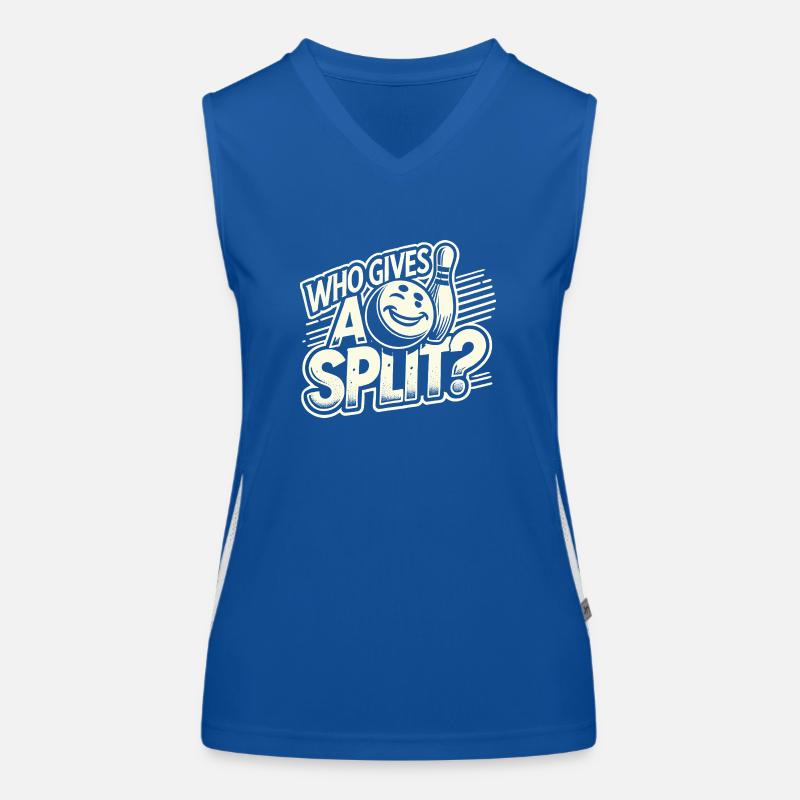 Wen interessiert das schon? Funktionelles Kontrast-Tank Top für Frauen