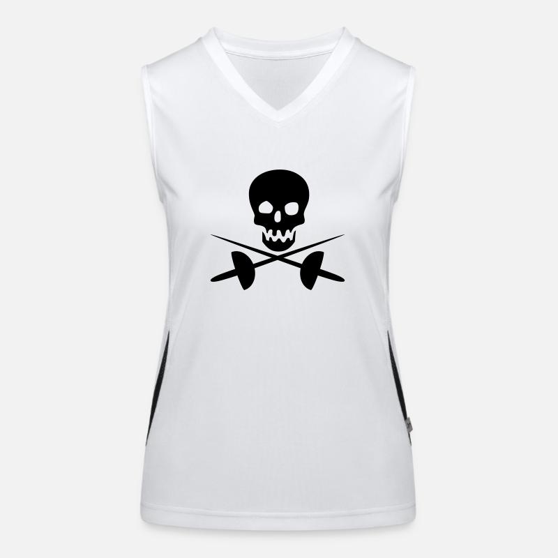 fechten Funktionelles Kontrast-Tank Top für Frauen