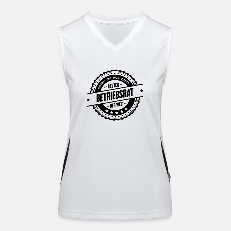 Bester Betriebsrat Funktionelles Kontrast-Tank Top für Frauen