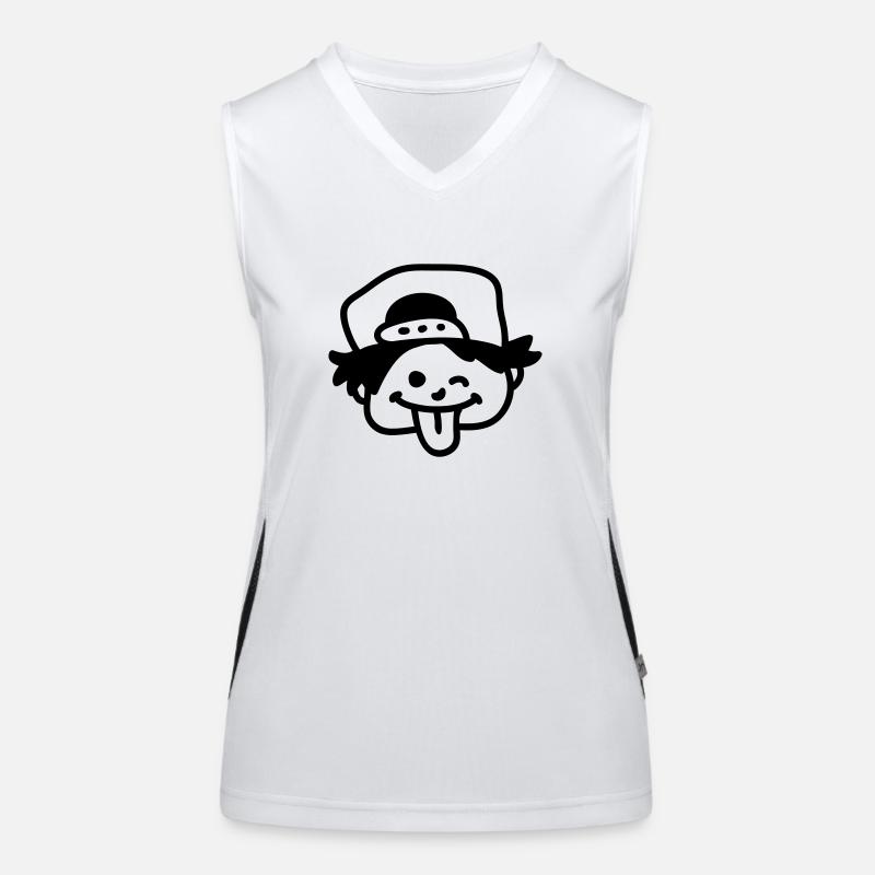 Naughty Boy - line Women's Functional Contrast Tank Top
