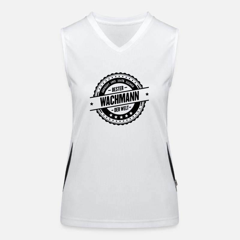 Bester Wachmann Funktionelles Kontrast-Tank Top für Frauen