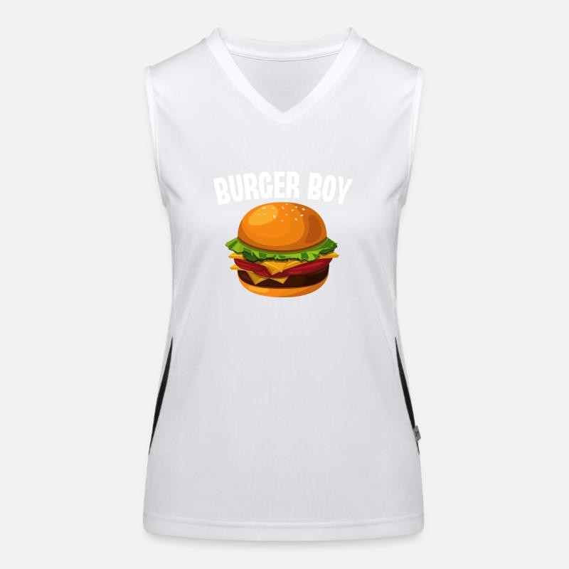 Burger Garçon Débardeur respirant contrasté Femme