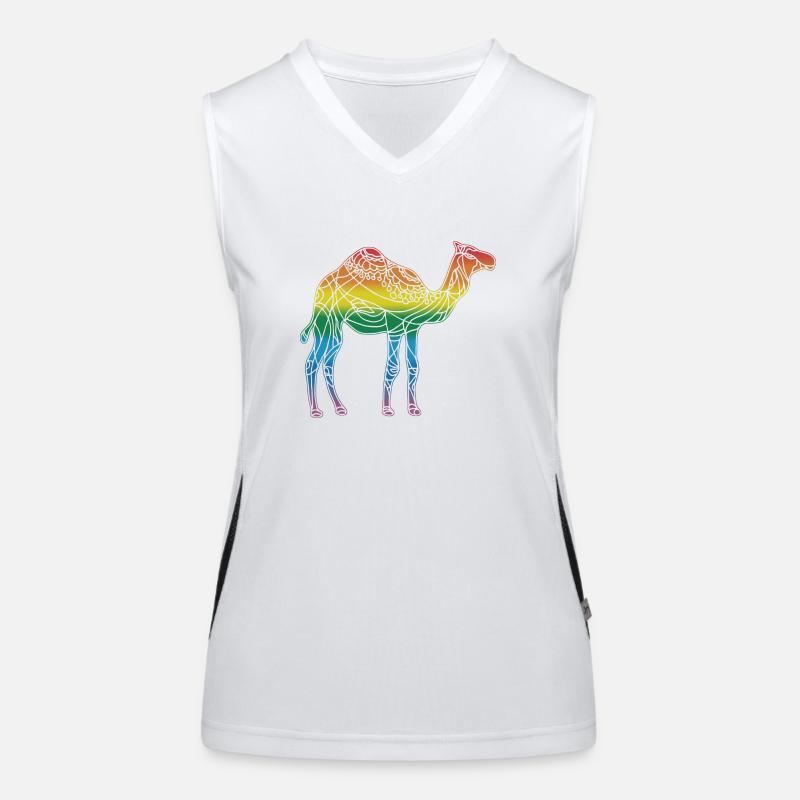 Camel Women's Functional Contrast Tank Top