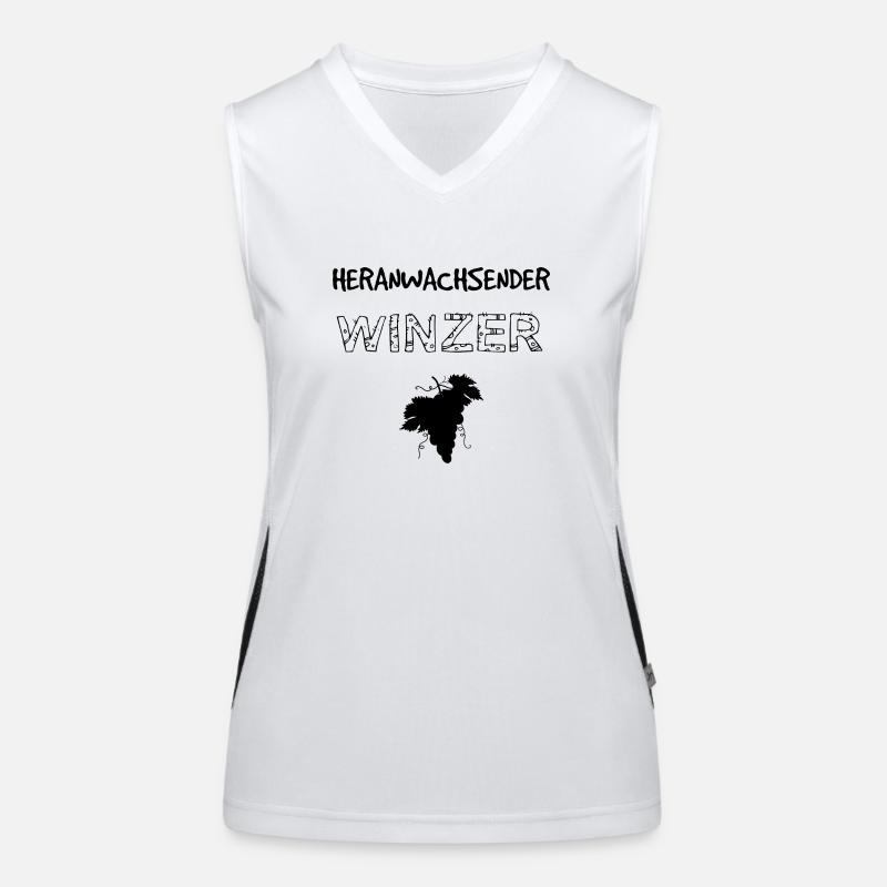 Heranwachsender Winzer Funktionelles Kontrast-Tank Top für Frauen