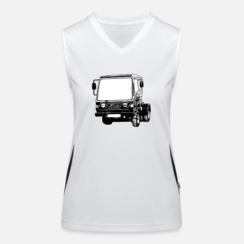 Multicar M25 Multicar Neu Multricar Lastkraftwagen Funktionelles Kontrast-Tank Top für Frauen