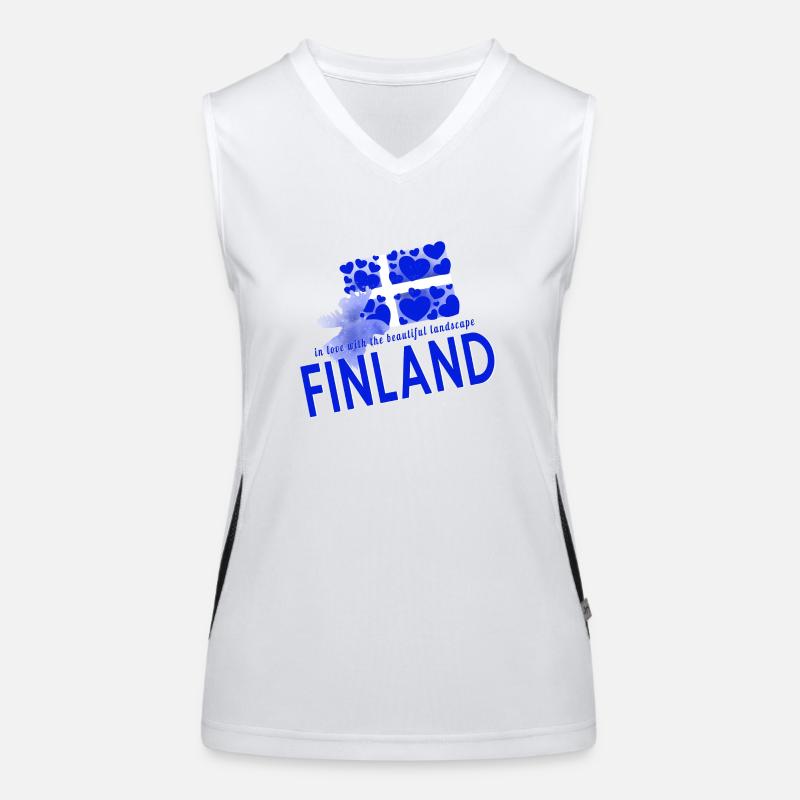 Finlande Finlande Débardeur respirant contrasté Femme