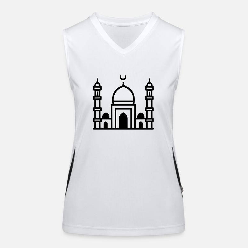 Moschee Funktionelles Kontrast-Tank Top für Frauen
