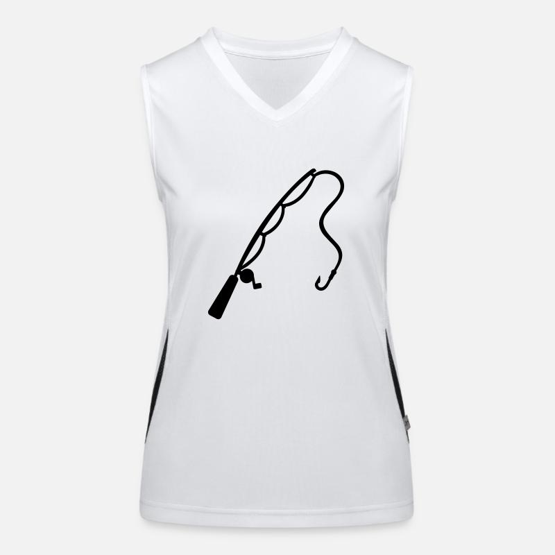 Fishing rod Women's Functional Contrast Tank Top
