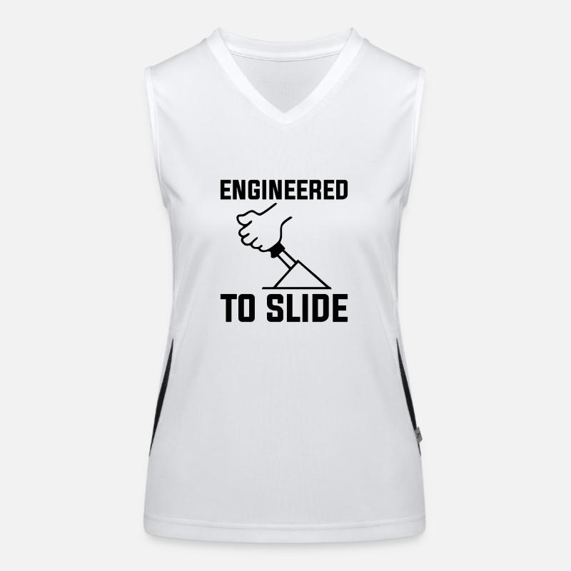 DRIFTING ENGINEERED TO SLIDE Women's Functional Contrast Tank Top