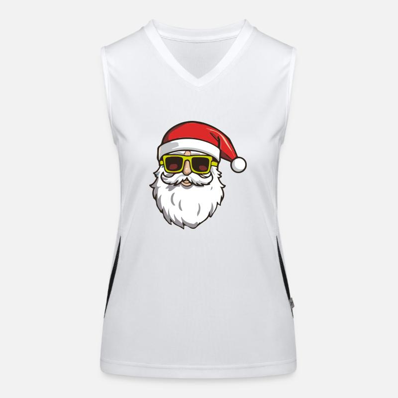 Père Noël Débardeur respirant contrasté Femme