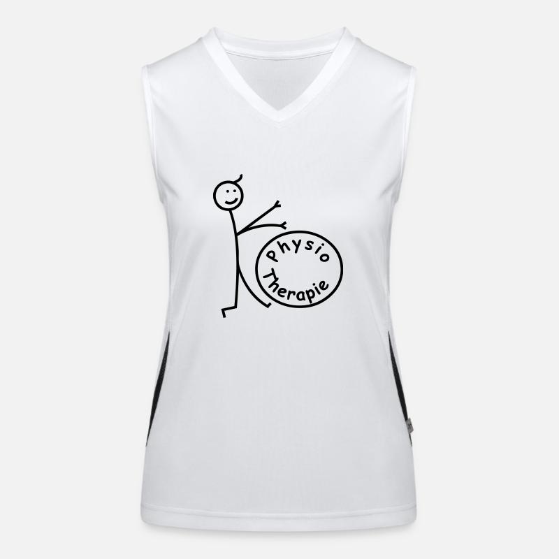 Physiotherapy rolls Women's Functional Contrast Tank Top