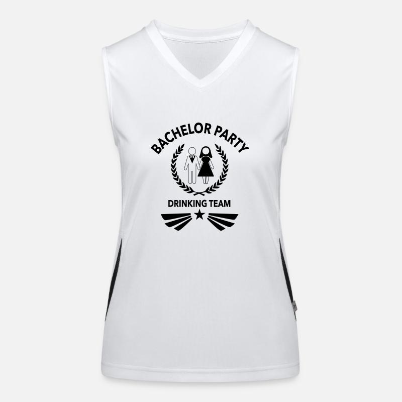 Bachelor Party Funktionelles Kontrast-Tank Top für Frauen