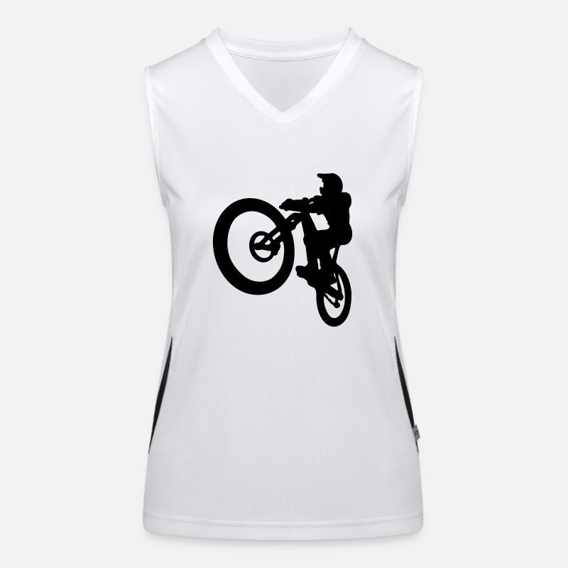 MTB jump Women's Functional Contrast Tank Top
