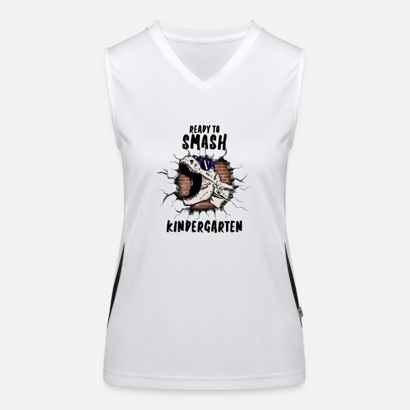 Ready To Smash Kindergarten Women's Functional Contrast Tank Top