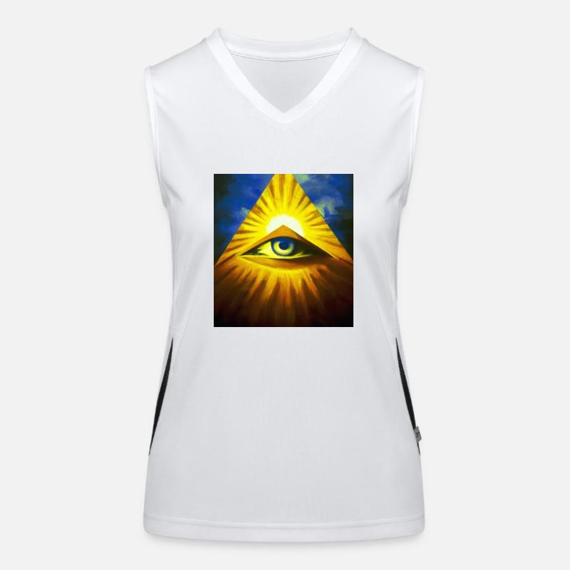 All Seeing Eye Women's Functional Contrast Tank Top