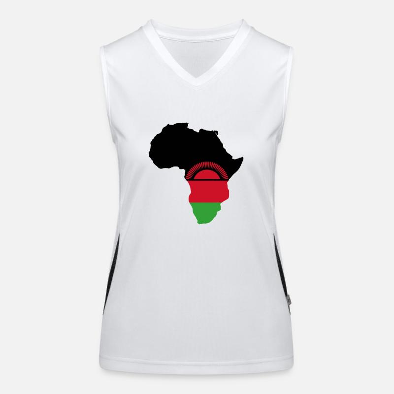 Malawi Funktionelles Kontrast-Tank Top für Frauen