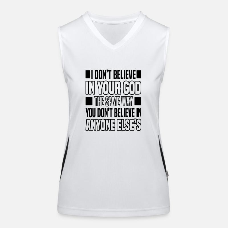 Atheism Women's Functional Contrast Tank Top