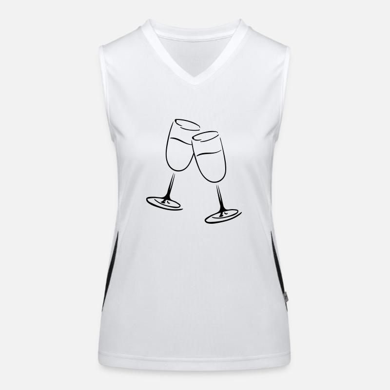 glasses Women's Functional Contrast Tank Top