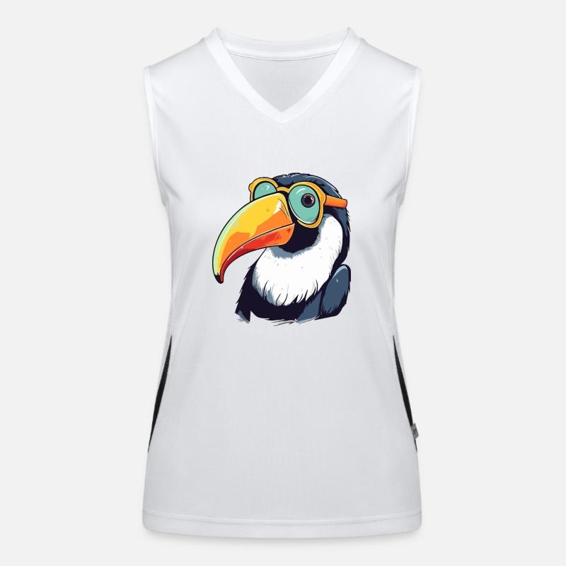 Kik le toucan Débardeur respirant contrasté Femme