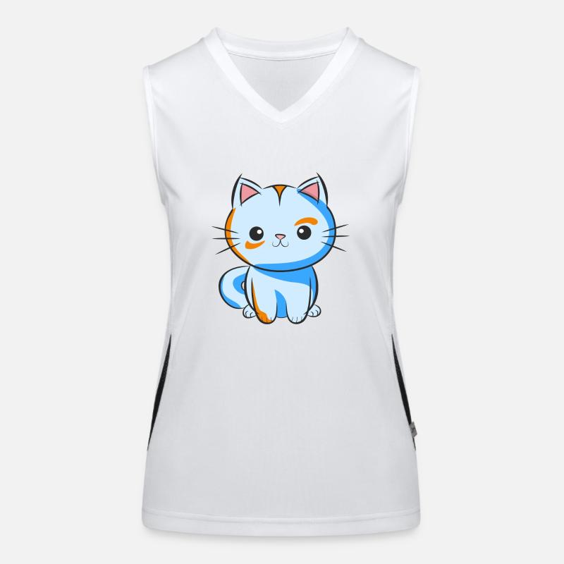 Chat Débardeur respirant contrasté Femme