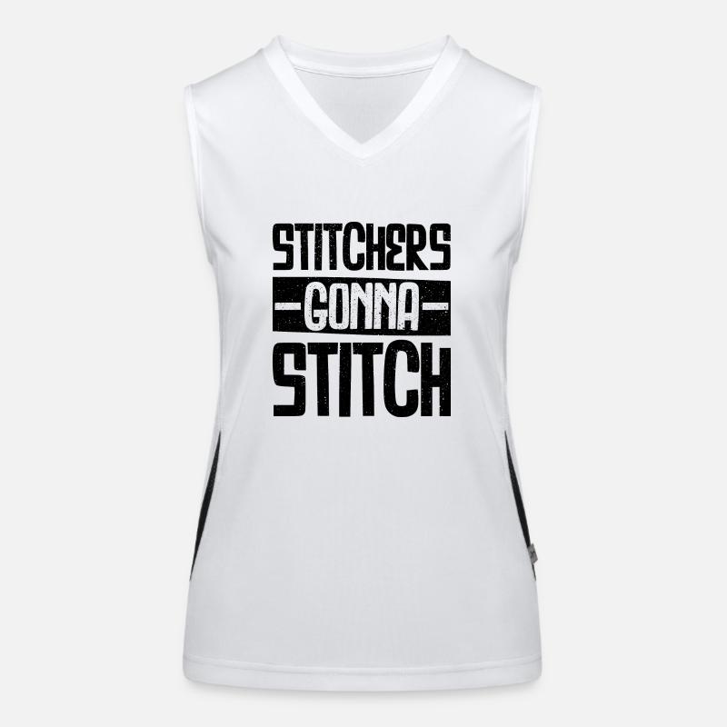 Stitchers va Stitch - Noël et cadeau d’anniversaire Débardeur respirant contrasté Femme