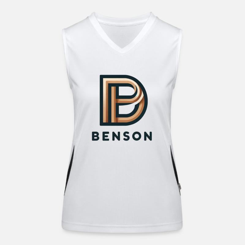 Benson Logo Funktionelles Kontrast-Tank Top für Frauen